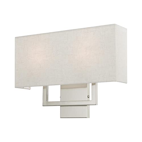 Image of Livex Lighting 50995-91 Pierson Wall Sconce, Brushed Nickel