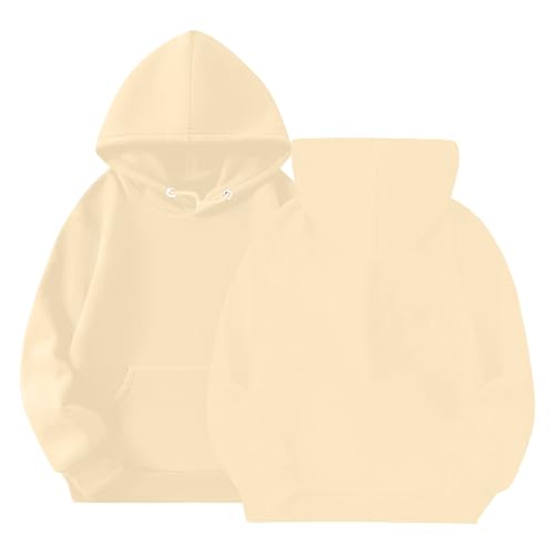 Hoodies For Boys Long Sleeve Fleece Sweatshirts Relaxed Fit Solid Hoodies Pullover Hooded Tops Pockets Fall 2025 Shirt2