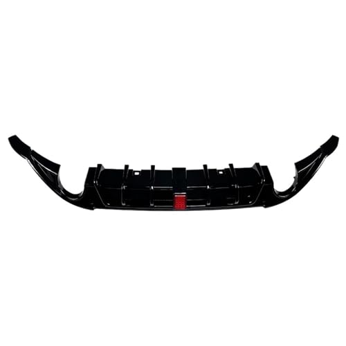 SOSHEEF Compatible for VW Golf Mk7 GTI GTD Mk7 Standard TDI TSI 2012-2017 Rear Diffuser Spoiler Splitter Rear Bumper Guard Cover Rear Lip Bodykit(Black with Light)