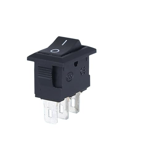 Mini interrupteur de bateau KCD11 bouton alimentation 3 broches 2 vitesses 250V 3A marche arrêt