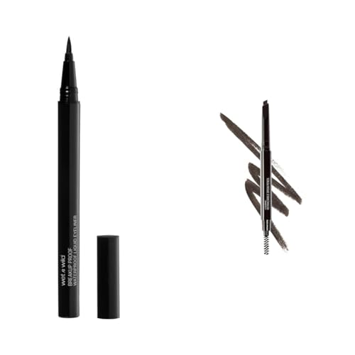 wet n wild Mega Last 16-Hour Wear Eyeliner y Lápiz Retráctil para Cejas miniatura 1