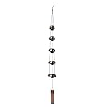 JIANWEI Bell Wind Chimes Temple Wind Bell, Vintage Copper Bell, Feng Shui Wind Chimes with 5 Bells, Memorial Wind Chime for Home Yard Balcony Window Outdoor(Bronze)