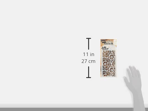 Stampers Anonymous Tim Holtz Layered Lace Stencil, 4.125" X 8.5" #TOP4
