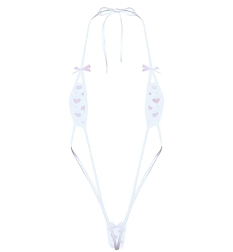 Womens Sexy Monokini One Piece Swimsuit Cut Out Swimwear Lace Up High Cut Bikini4