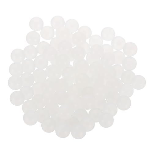 uxcell 300pcs PP Plastic Bearing Balls 10mm Solid Plastic Balls, Precision Bearing Ball, White