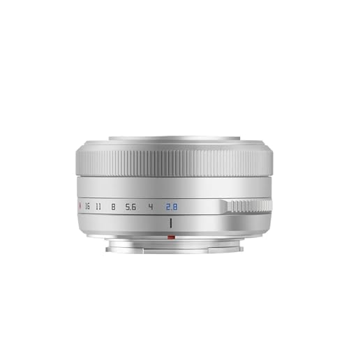 lens, �I�[�g�t�H�[�J�X 27 �~�����[�g�� F2.8 �J���������Y�A�x�m�t�C���� XF �\�j�[ E �j�R�� Z �}�E���g XA7 XT30 XS10 XH2S A6000 A6700 Z30 ZFC �p,for camera(Silver,E-mou