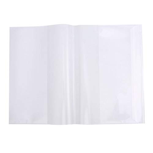 STOBOK Capas de Livros Transparentes de 5 Peças Capas de Livros de Exercícios Transparentes de 16 K