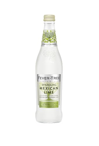 FEVER-TREE -Pack de 8 Bouteilles Mexican Lime - Soda Citron vert - Pour des Cocktails d'exception