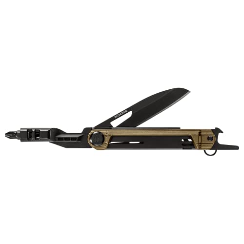 Gerber Gear Braçadeira Slim Drive, Faca de Bolso Multiferramenta com Chave de Fenda, Bronze Queimado
