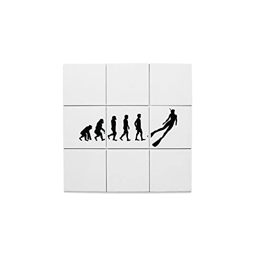 Carreaux céramique freediving athlète de plongée pour fresque murale