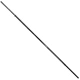 Signature Fitness Olympic Barbell - Barra estándar para levantamiento de pesas, color negro, BLK-1IN6FT
