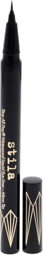 Stila Stay All Day Waterproof Liquid Eye Liner Micro Tip - Intense Black - 0.016 Oz Eyeliner
