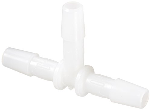 Eldon James T0-4NN Natural Nylon Equal Barb Tee, 1/4