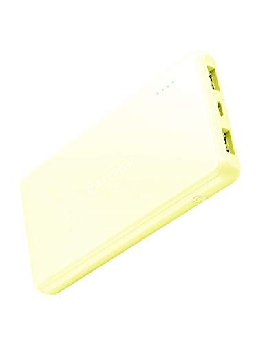 Portable Charger RAVPower 10000mAh Power Bank, Dual USB Ports Ultra Slim External Battery Pack Total 3.4A iSmart Output Charger, Light External Battery Compatible with iPhone, Samsung Galaxy and More