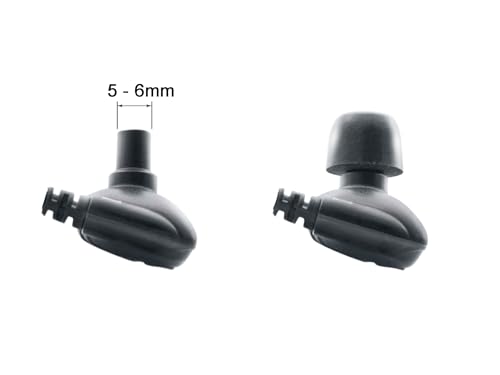 Klowcok Puntas de Espuma de Reemplazo para Auriculares KZ ZS10 Pro X ZSN, Sennheiser | Puntas de Espuma con Memoria para Auriculares TV, Auriculares IEM, 3 Pares, Pequeño/Mediano/Grande, Negro miniatura 3