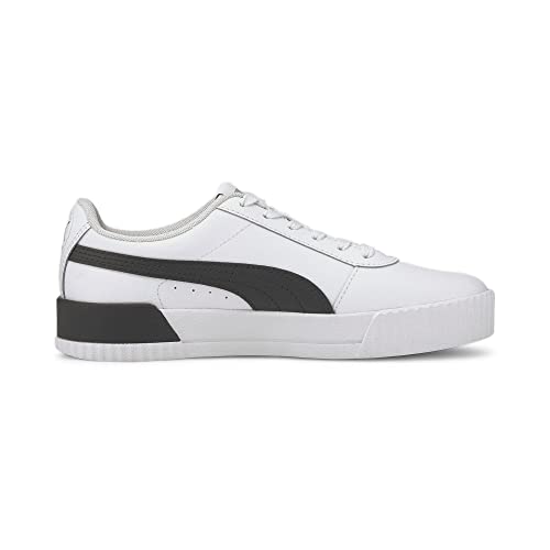 Image of Puma Womens Carina Lux L White- WhiteSneaker