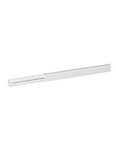 Legrand 030008 DLPlus Moulure 1 Compartiments, 20mmx12.5mm, 2.1m Longueur, Blanc