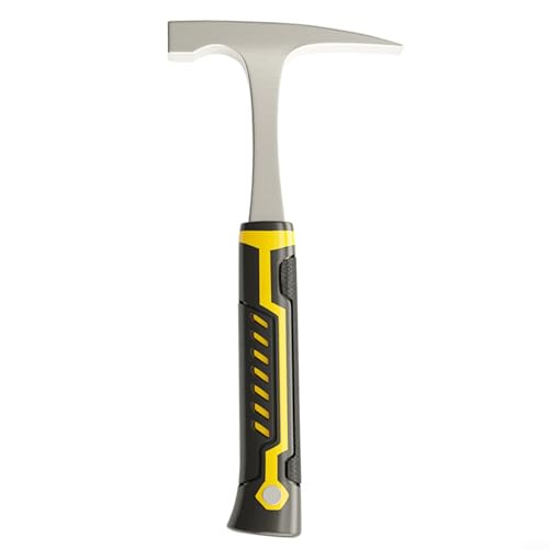 Marteau géologique robuste avec têtes pointues et plates, parfait pour les environnements extérieurs difficiles (D)