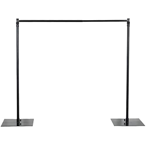Efavormart 10Ft X 10Ft Heavy Duty Pipe And Drape Kit Backdrop Support With Metal Steel Base For Wedding, Party, Event, Photography, And Exhibition Decoration #TOP8