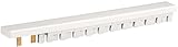  EUR\'OHM Peigne horizontal 1P+N 13 mod pour connexion rangée disjoncteur avec ID H/B 25-63A alimenté par le bas - Câble gaine et connectique