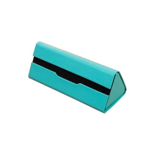 Élégant étui à lunettes de soleil triangulaire et pliable en velours doux pour homme et femme