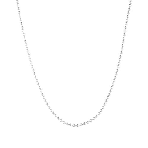 Collier chaîne pendentif perles 2.0mm croix bijoux pour femmes tendance