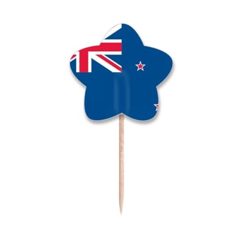 Cure-dents drapeau national de l'Océanie cupcake picks pour buffet mariage et anniversaire