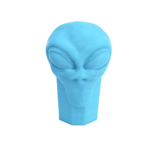 Lax Zombie Dyes Lacrosse Butt End/End Cap Men's from (Alien, Cyan), Standard shaft size