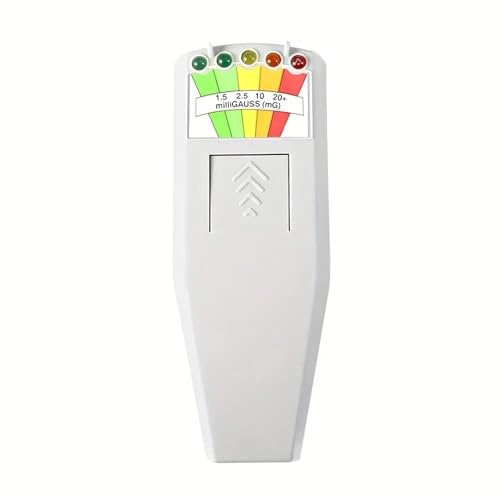 Medidor EMF digital portátil con 5 LED para detección de campos magnéticos miniatura 1