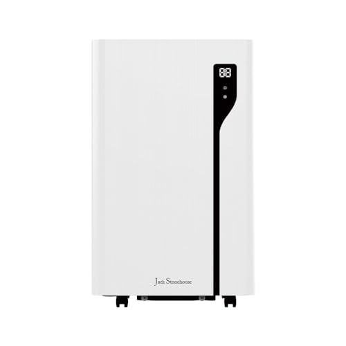 JSH Portable Air Conditioning Unit | 12000 BTU 26m2 | 3-in-1 Air Conditioner, Dehumidifier & Fan | Large Capacity Room Cooling | Quite for Home Office Bedroom | Remote Control with 24hr Timer