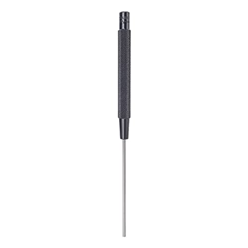Starrett Extra-Long Drive Pin Punch with Knurled Grip for Driving Pins Into or Out of a Workpiece - Hardened and Tempered Steel, 8