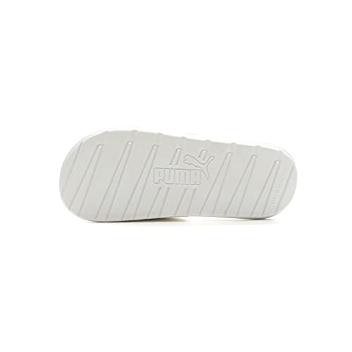 PUMA PUMA Cool Cat Sandal, Leap White-High Risk Red-Ocean Dive, 7 US Unisex Big Kid