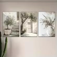 Décoration murale toile olivier ZHUOYA pour chambre couloir