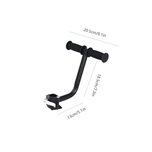 Reposabrazos para asiento trasero de bicicleta con cojín infantil y mango de seguridad 6