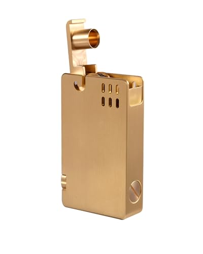 Encendedor clásico Thorens Asprey de latón recargable miniatura 3