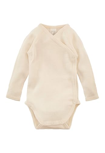 hessnatur Wickelbody Mädchen und Jungen Unisex aus Bio-Baumwolle mit Merinowolle und Seide | nachhaltig und fair hergestellt (Fair Wear Foundation)