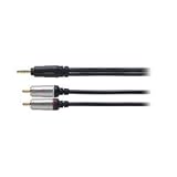 audio-technica GOLD LINK Fine オーディオ変換ケーブル ピン×2 - ステレオミニ 1.0m AT561A/1.0