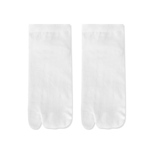 Diseño de dedos divididos separados juanete y un juanete de fricción y hallux valgus calcetines corazones hombre, Blanco, Talla única