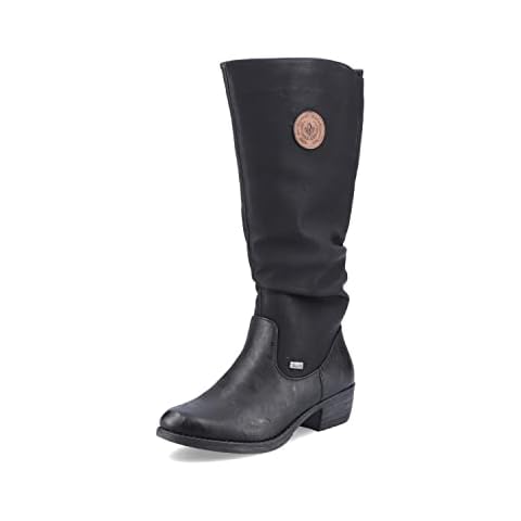 Rieker Damen Winterstiefel 93157, Frauen Stiefel,langschaftstiefel,warm,gefüttert Cover