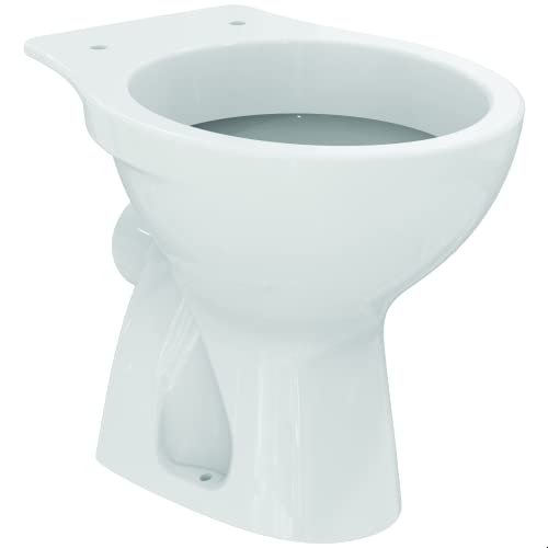 Ideal Standard - Eurovit, WC staccato da parete 360x500x395mm a terra con scarico a parete orizzontale, Bianco