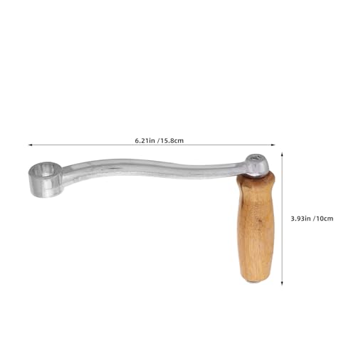 Mangos de hierro y madera Gadpiparty para picadora de carne manual con estructura compacta 3