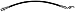 Dorman H622420 Rear Driver Side Brake Hydraulic Hose Compatible with Select Lexus Models