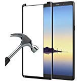 [2-Pack] Galaxy Note 8 Black Screen Protector,Cafetec Tempered Glass Screen Protector HD Clear Film Anti-Bubble 3D Touch Screen Protector Compatible with Samsung Galaxy Note 8.