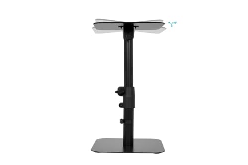 Monoprice Desktop Freestanding Speaker Stands Pair Adjustable with Cable Management, for Medium/Large Bookshelf Studio Monitor Speakers by Monoprice - Image 4