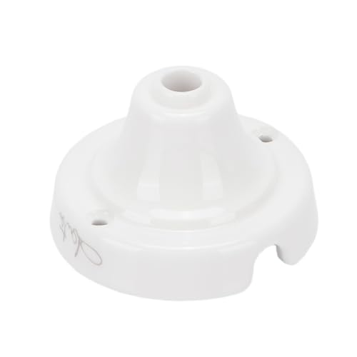 FANTON 84027 Rosace lisse Ø 70 mm couleur blanche pour plantes vintage style rétro