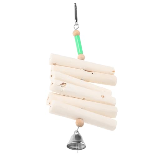 POPETPOP Parrot Chewing Durable Hanging Design for Parakeets Cockatiels Birds Engaging Bird Cage for Fun Playtime Chewing Satisfaction for Pet Enrichment