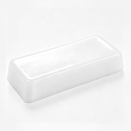 NOLITOY Paraffin Wax Block Solid White Polish For Floor Stone Wood DIY Candle Making Supplies Craft Leather Tool Lubricant Protection Water Proof Shield Neat Shiny Finish Set Items 12.00 cm Great Wort