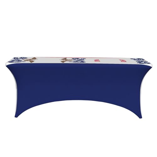 Nappe rectangulaire stretch EdWal motif drapeau Iowa 6 pieds - 3