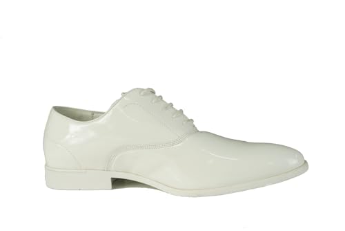 Elong 0323 EL0671 Chaussure Lacet Vernis Blanc F28 – vue 3