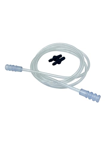 Air Liquide Healthcare, Tubetto di Raccordo per Aerosol, Tubo di Collegamento Universale, Adatto per RINOWASH, NEBULA, BIMBONEB, PERFECTA, Include 2 Adattatori Universali, Lunghezza 1,5 m